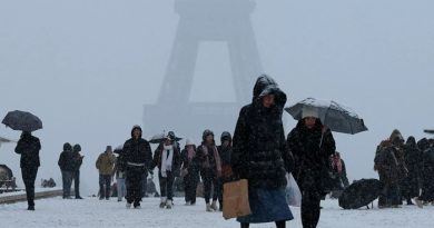 北极寒流横扫欧洲 多国交通受阻 法国报告5人死亡