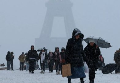 北极寒流横扫欧洲 多国交通受阻 法国报告5人死亡